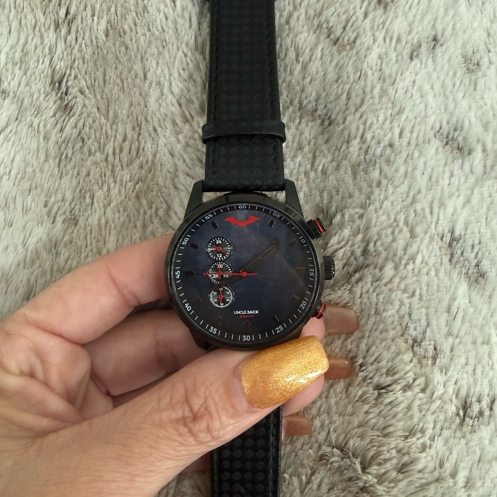 DC Batman Stealth Watch in Red and Black - Picture 6 of 15